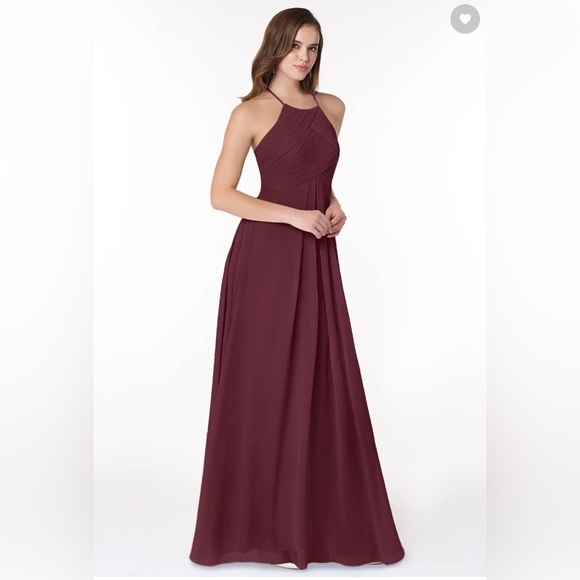 Azazie Ginger Bridesmaid Dress in Cabernet colour - Brand New with tags - Picture 4 of 6